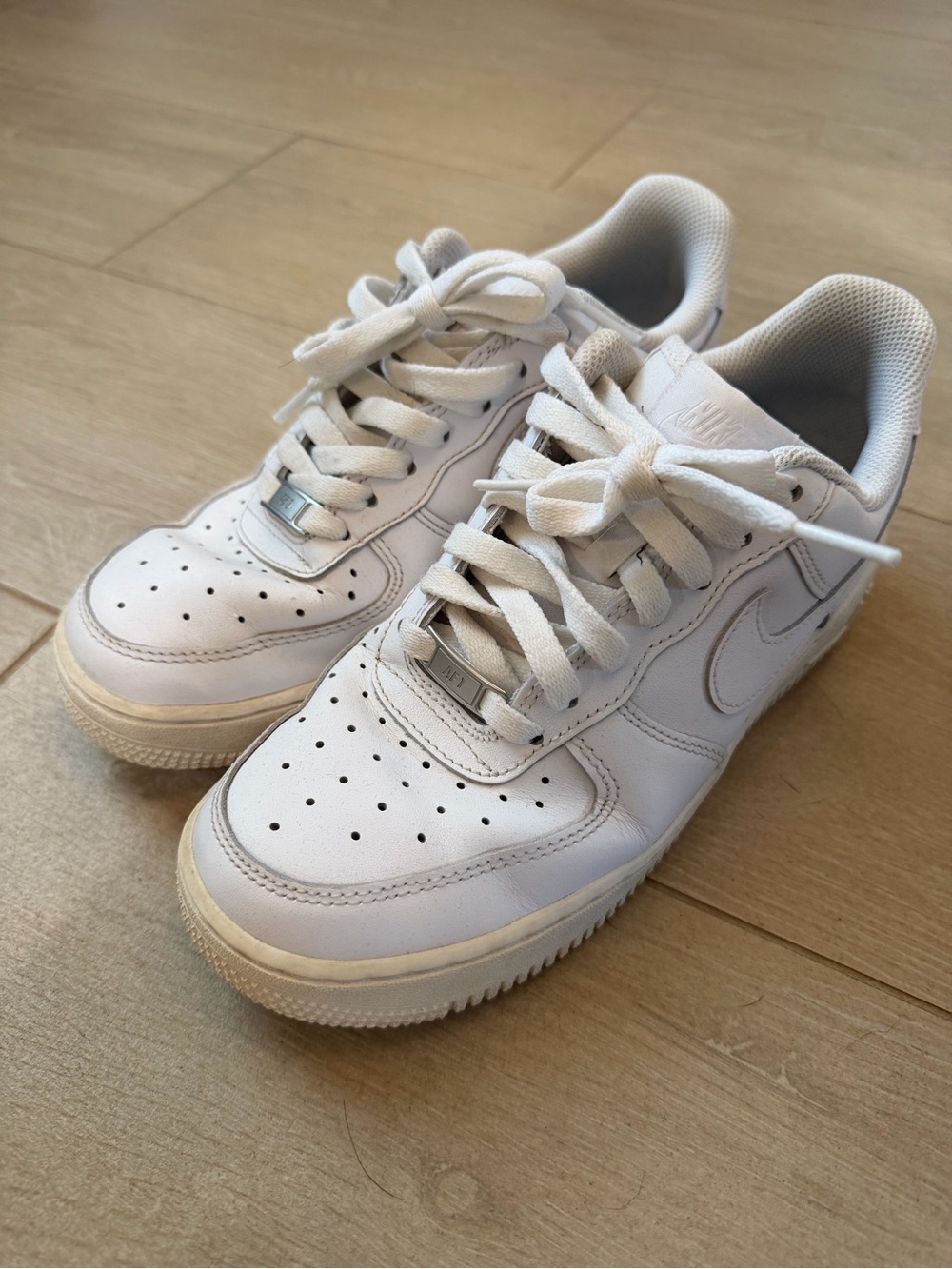 Nike Kids White Low-Top Sneakers